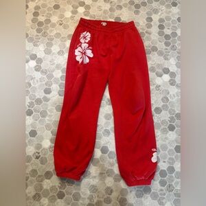 Roxy Day Off Floral Print Fleece Sweet pants